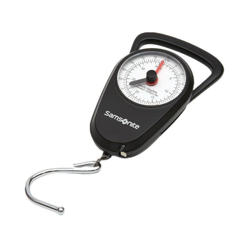 ® Luggage Scale, Manual, 5"H x 2"W x 4"D, Black
